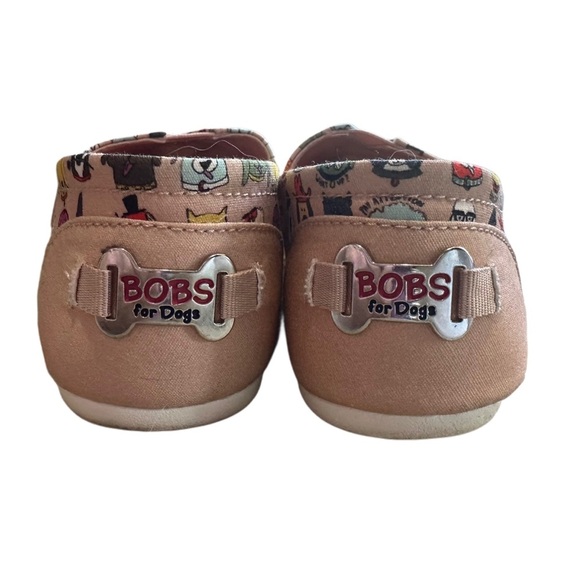 BOBS Skechers Women's Plush-Wag Party flats with Cartoon Dog Print - Picture 3 of 6
